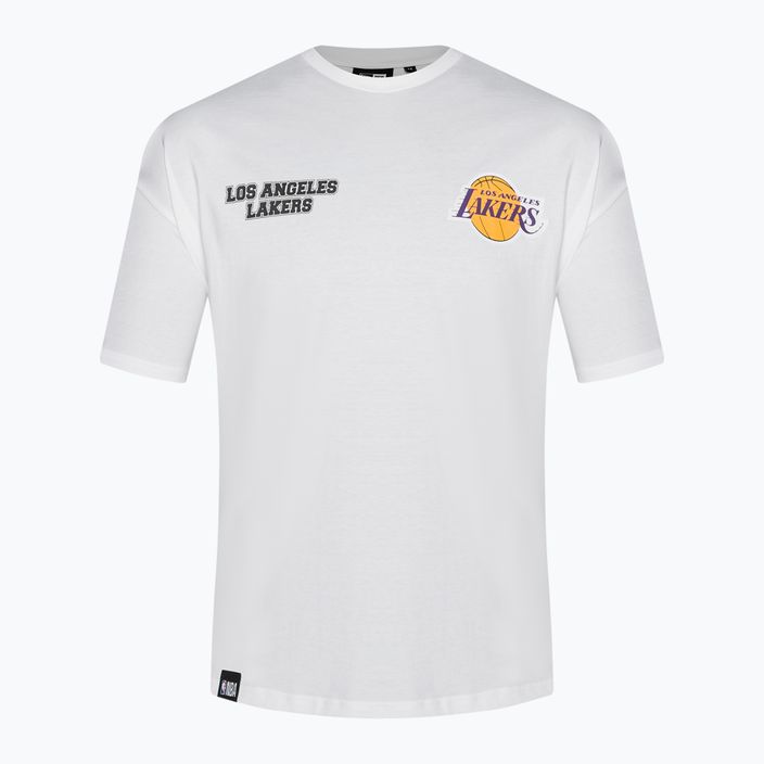 Koszulka męska New Era NBA Large Graphic BP OS Tee Los Angeles Lakers white 6